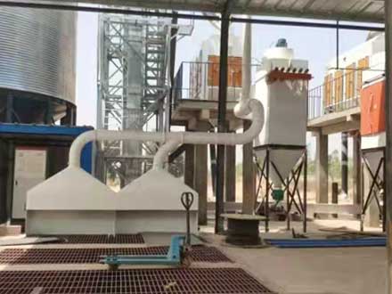 強福制造10噸/時飼料機械設(shè)備工程進度