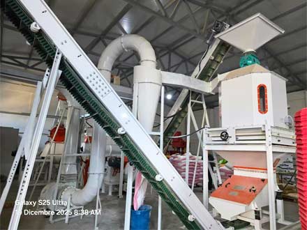 強福機械25型顆粒飼料線安裝阿爾巴尼亞項目