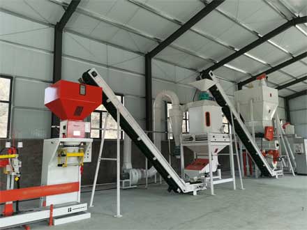 強福機械山西項目250型草顆粒飼料線安裝完成