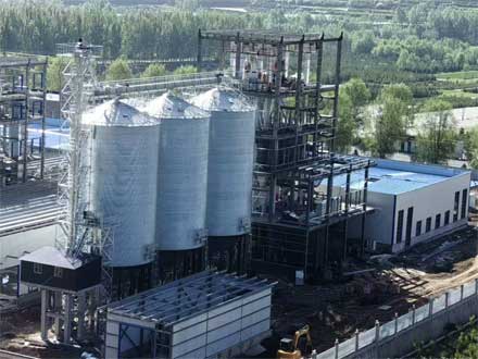 強福機械雙508飼料設備甘肅項目安裝現場