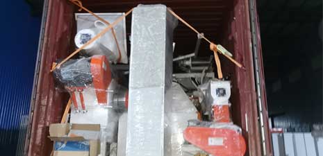 整套SZLH250飼料加工設備已發(fā)往塞浦路斯