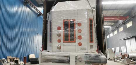 SZLH350 飼料生產線成套設備已發往厄瓜多爾