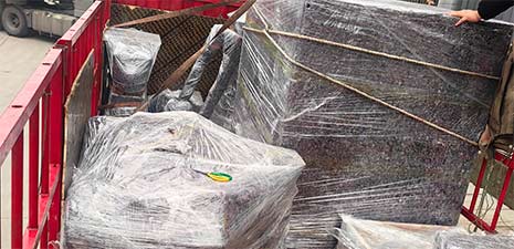 強福機械25顆粒機冷卻器振動篩發往烏茲別克斯坦