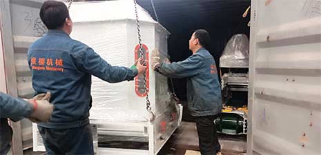 強福時產2噸部分飼料顆粒線發貨委內瑞拉