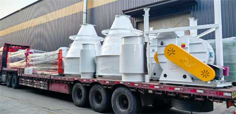 強(qiáng)福機(jī)械30噸/時大型飼料設(shè)備發(fā)貨