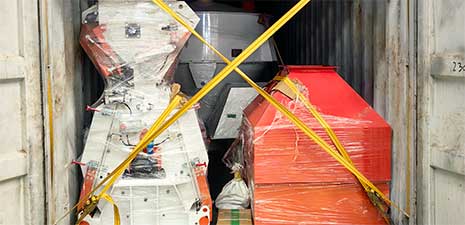 強福機械32型飼料顆粒生產線發往哥倫比亞