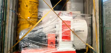 強(qiáng)福機(jī)械35型家禽動物飼料顆粒生產(chǎn)線發(fā)往非洲