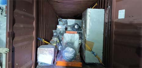 強(qiáng)福機(jī)械35型飼料顆粒成套設(shè)備發(fā)往科特迪瓦