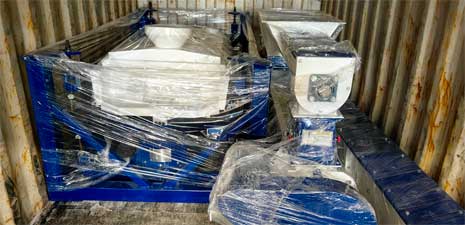 客戶(hù)定制顏色35型簡(jiǎn)配飼料顆粒線(xiàn)發(fā)往哥斯達(dá)黎加