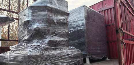 強福飼料機械1噸冷卻系統發往尼日利亞