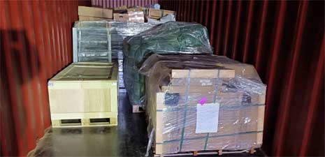 強福飼料機械設備料塔提升機刮板機發(fā)往喀麥隆