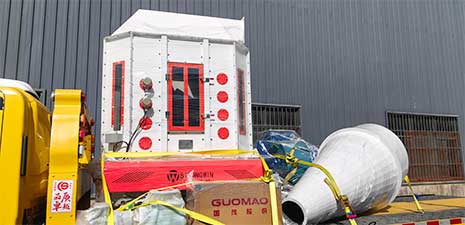 強福機械飼料顆粒冷卻系統發往遼寧