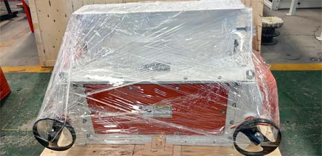 強福機械飼料顆粒破碎機碎粒機發(fā)往秘魯