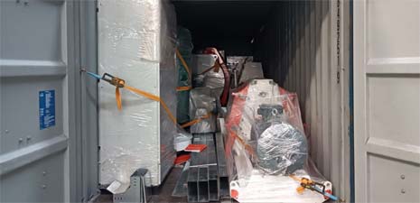 強(qiáng)福生產(chǎn)55KW飼料粉料線發(fā)往南美洲秘魯